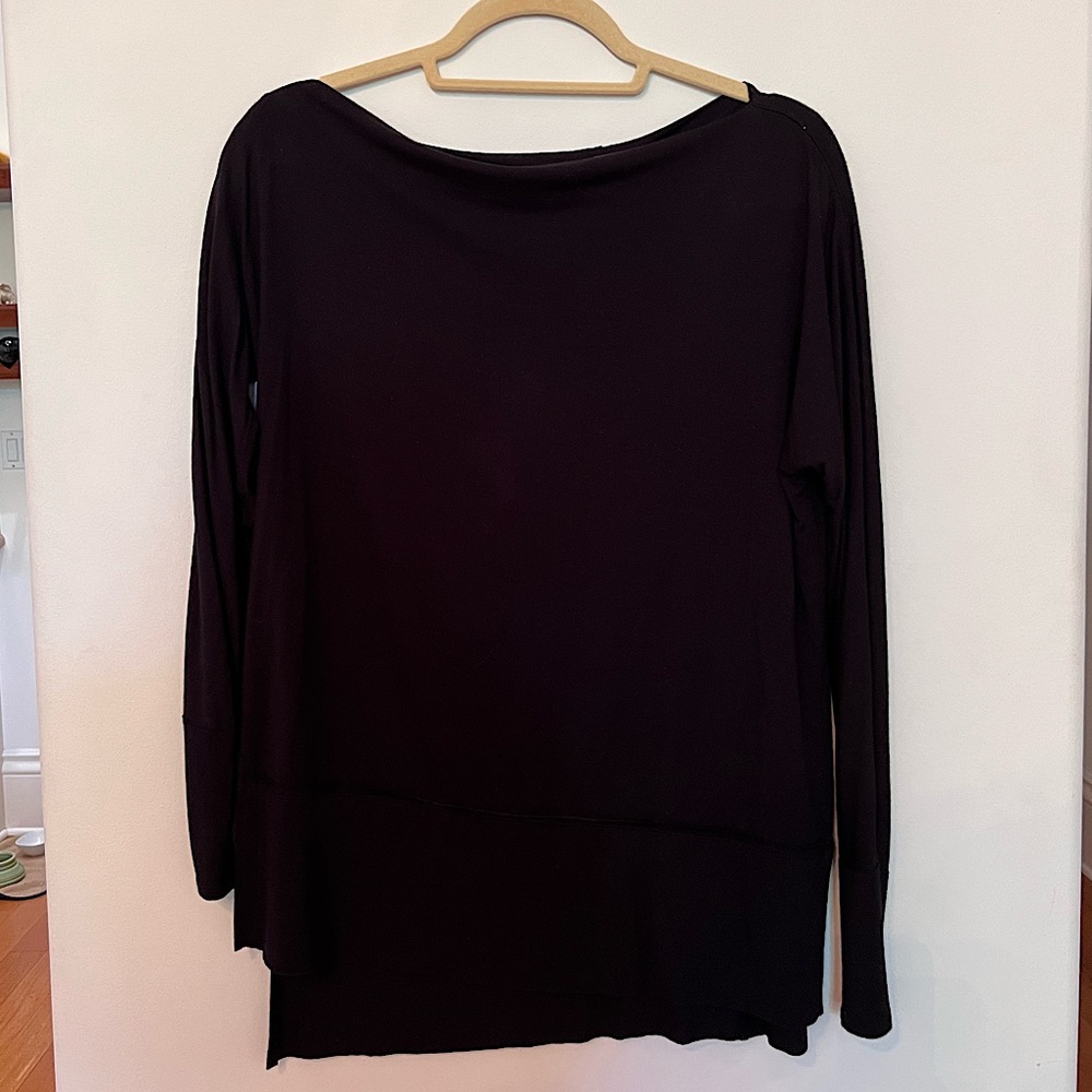 Free People Cozy, Soft Black Tunic